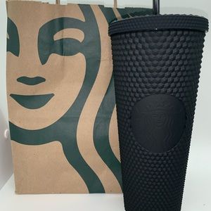 Starbucks Matte Black Studded Tumbler